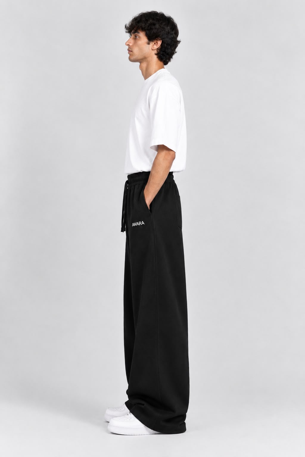 Classic Black Baggy Trouser