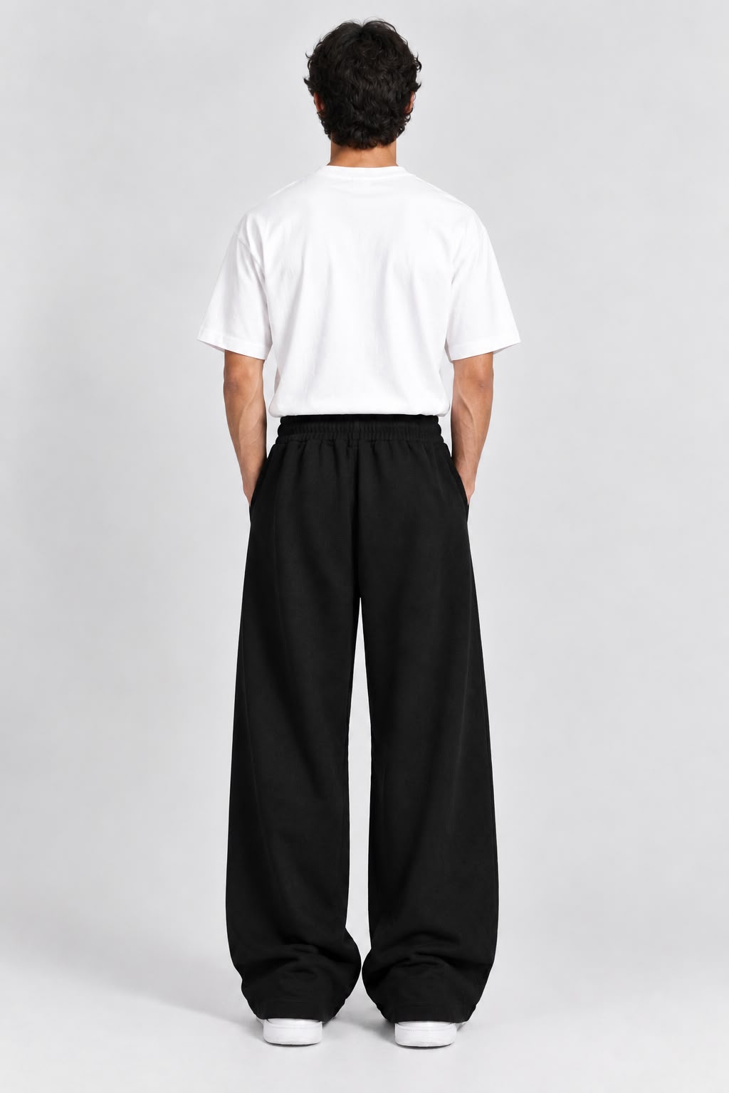 Classic Black Baggy Trouser