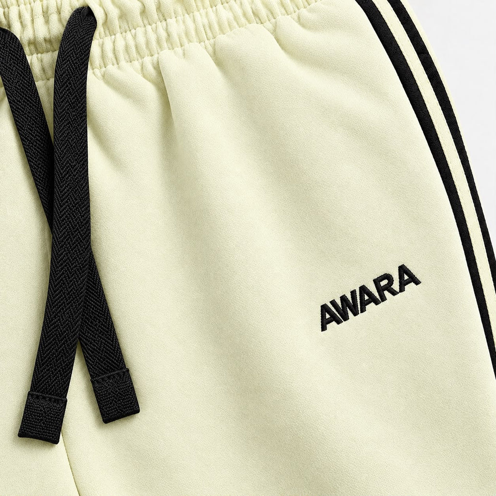 Sport White Baggy Trouser