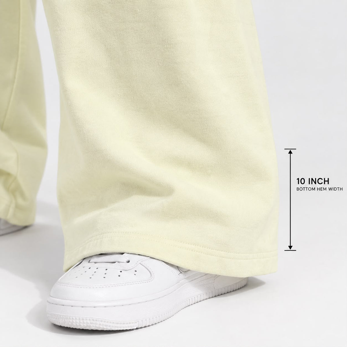 Classic White Baggy Trouser