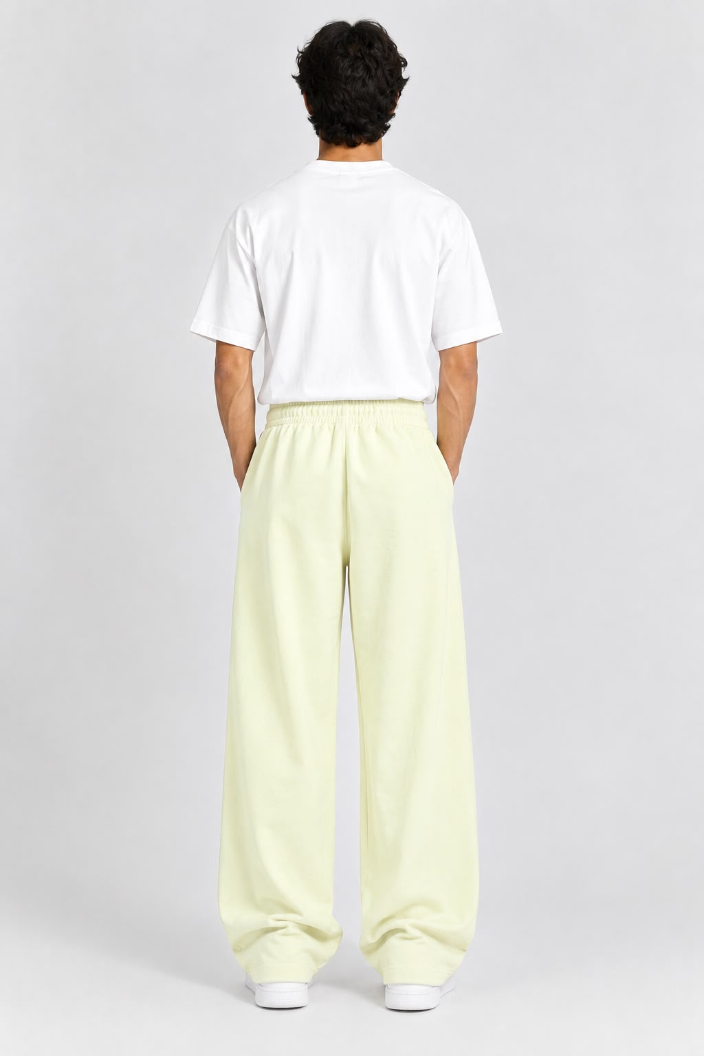 Classic White Baggy Trouser