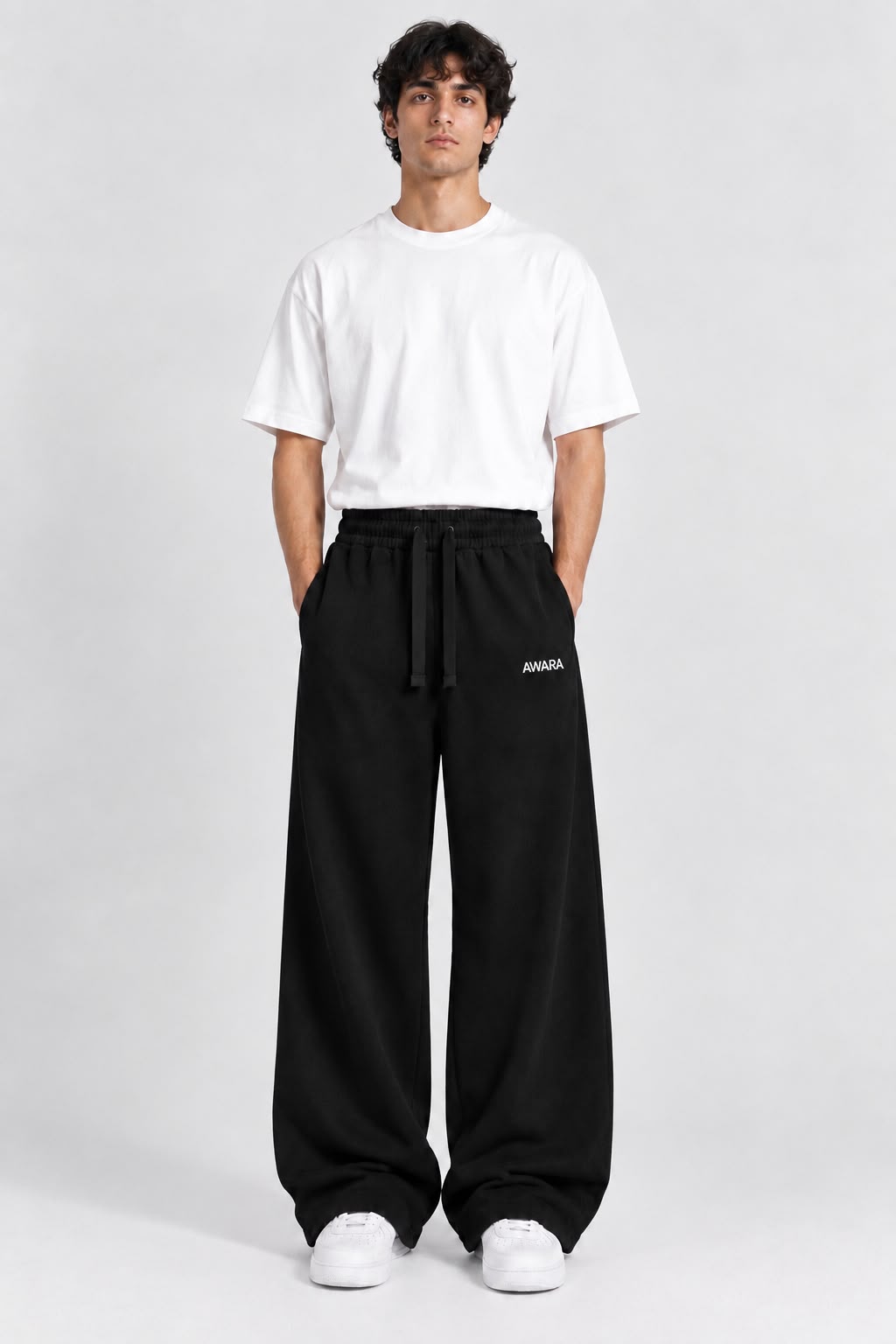 Classic Black Baggy Trouser